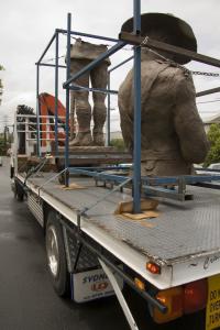 Arrival of original sculpture